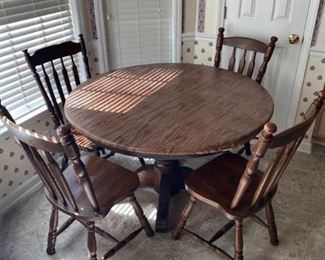 1983 Wooden Kitchen Table and Chairs