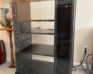 Black CD and Movie Case