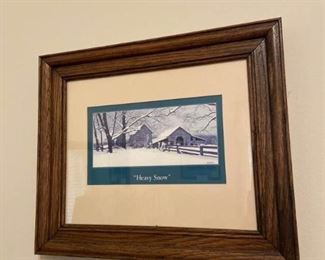 Bob Timberlake Heavy Snow Print