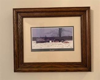 Bob Timberlake Woodlot Signed Print