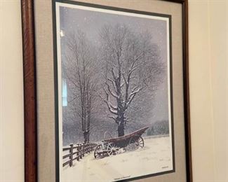 February at Riverwood Print by Bob Timberlake