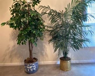 Potted Artificial Trees