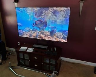 65 Inch Samsung LED Smart TV and Stand