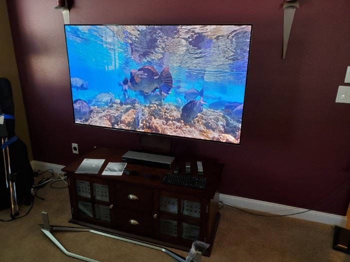 65 Inch Samsung LED Smart TV and Stand