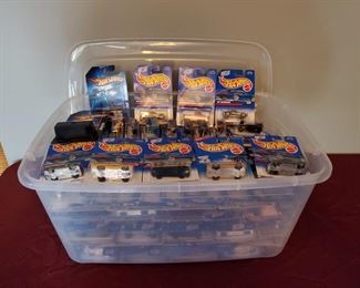 Bin of Hot Wheels I