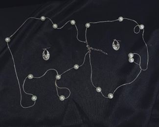Sterling silver jewelry.