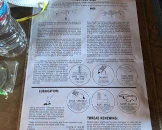 Tungsten Tap and Die set