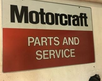 Motorcraft Sign