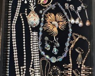 Costume jewelry - rhinestones, Austrian crystal & more