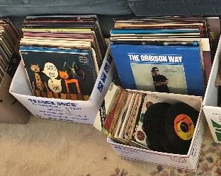 Awesome record collection! Jazz, soul, R & B, country, some pop, German titles (NO classical or show tunes) 33 & 45 rpm