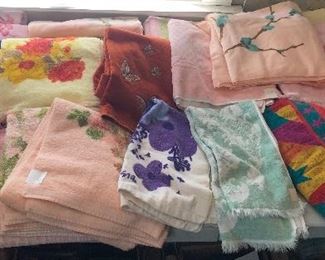 Lots of towels - some vintage (one Vera)