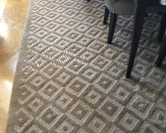 Detail on Dining room rug