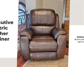 Executive Leather Chair - $700