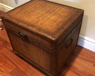 File cabinet - disguised as a rattan basket $40