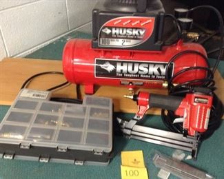 Husky Air Compressor Nailer Stapler