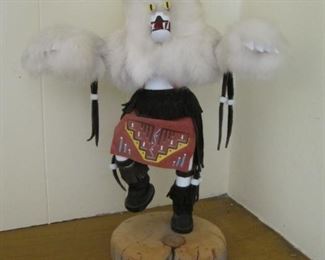 Native American Kachina Figure by Bear