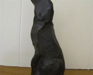 Bronze  Dog Sculpture 6" by T. Coates