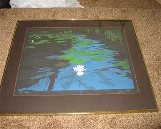 $300.00, Jean Lau  "Dark Pond" 31/27", pictures do not do this justice, Fabulous!!!