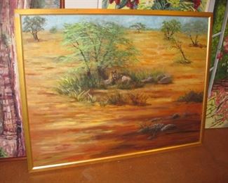 $100.00, Desert Lion by J. Coates, 40/33"