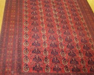 Oriental hand woven all wool rug Afghanistan, 6'9" x 10', $800.00