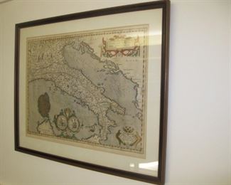 $300.00, Italiae Veteris Specimen, after Abraham Ortelius, good condition 14.25" x 19.25"