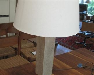 $40.00, Marble lamp 29" small chip on base