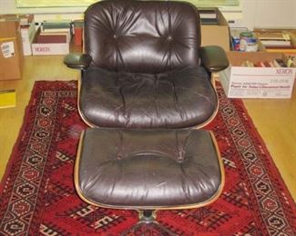 $250.00, Selig Eames chair & ottoman, good condition one bolt missing