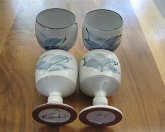 $10.00, 4.5" Goblets no chips or cracks