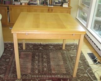 $350.00, Ansager, Mobler Denmark Table with extending leaves, 35 x 36" with two 16" leaves, vg condition