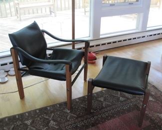 Arkana Safari Chair and ottoman in vg condition