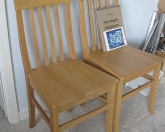Oak chairs
