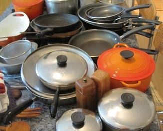 Revere ware and Le Creuset