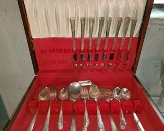 silver plate flatware