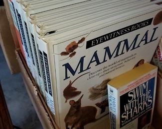 science book set,  eyewitness books