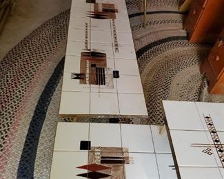 vintage, Tile tables, coffee tables, side tables 
