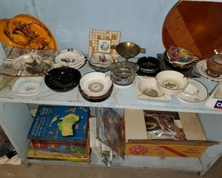 vintage ashtrays 
