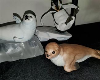 Porcelain,  figurines, animals 