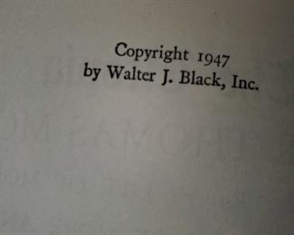 Walter J Black,  1947.   Set of around 45 books, 