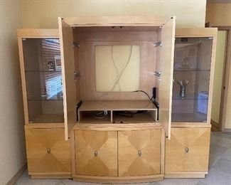 Inside of cabinet. Comes apart in 4 sections