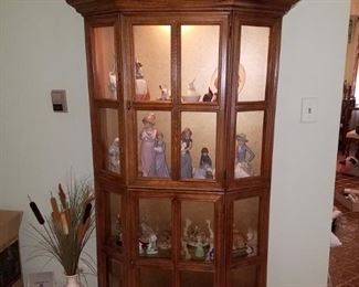 Lighted Curio cabinet