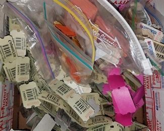 Box full of game tickets (Chucky Cheese and such)