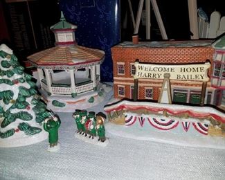 Wonderful life Christmas village.gazebo