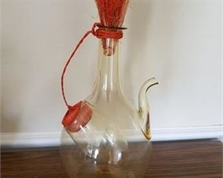 Lot 23
Vintage Blown Glass Wine / Spirits Bottle
