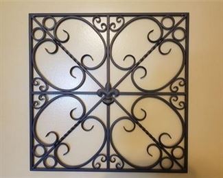 Lot 90
Black Metal Wall Art