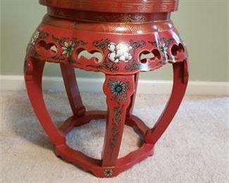Lot 123
Vintage Red Plant Stand