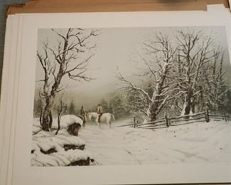 Hubert Shuptrine print signed and numbered.