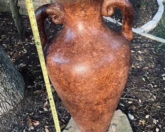 $45- Large decorative garden vase 