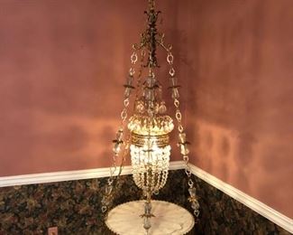 Hanging Chandelier Cocktail Table