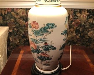 Chinoserie Lamps (Pair)