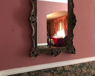 Large wall mirror